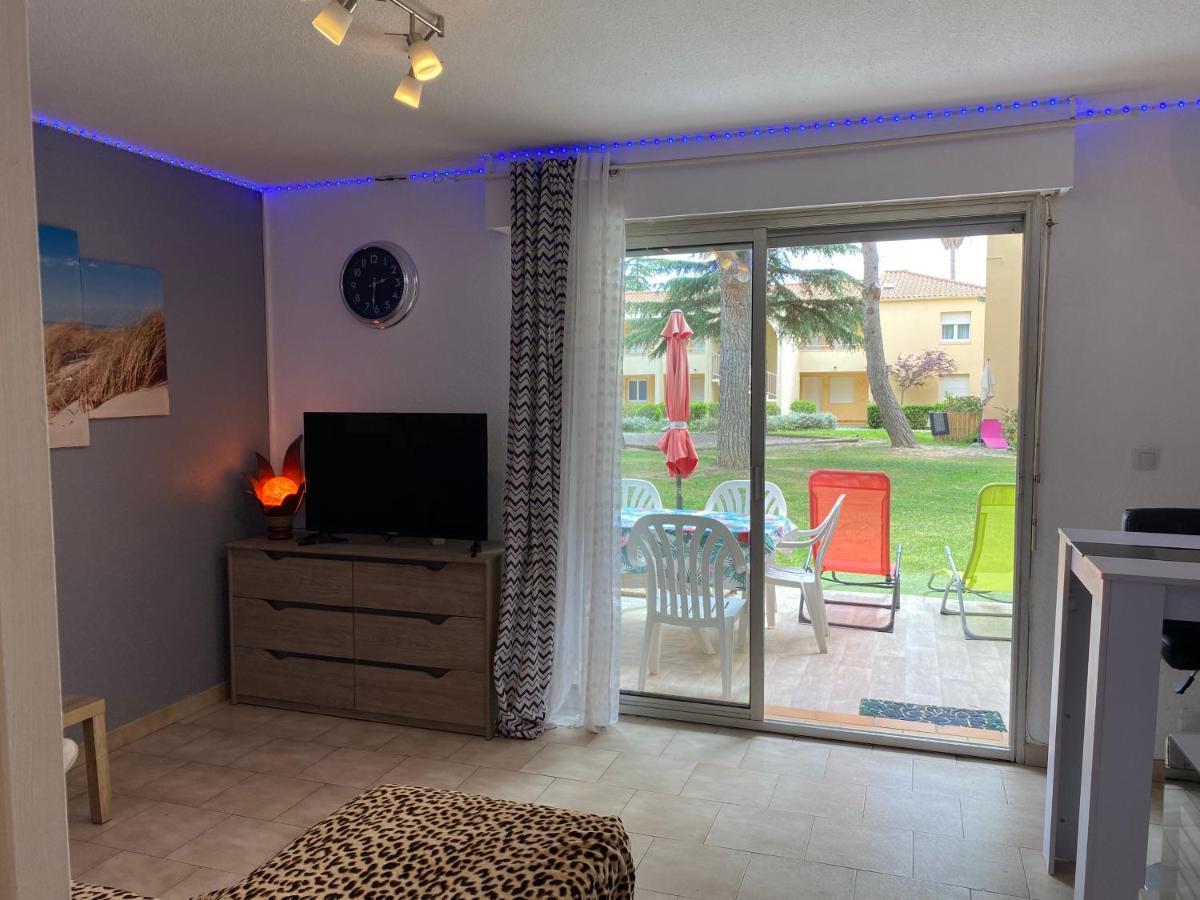 T2 Rdc A Canet En Roussillon Europa 4 Pers ,Piscine,Clim, Tennis, Parking Zewnętrze zdjęcie