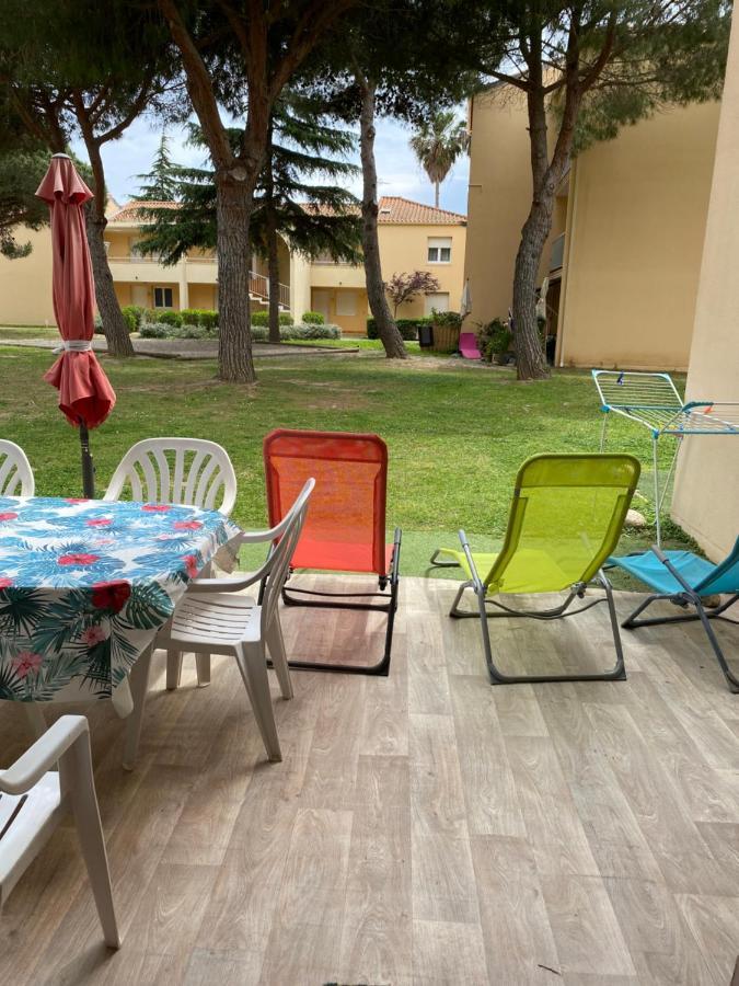 T2 Rdc A Canet En Roussillon Europa 4 Pers ,Piscine,Clim, Tennis, Parking Zewnętrze zdjęcie