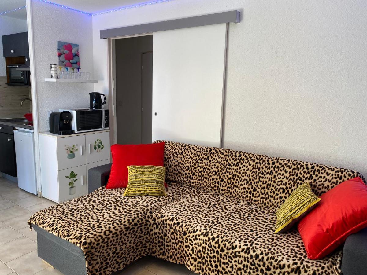 T2 Rdc A Canet En Roussillon Europa 4 Pers ,Piscine,Clim, Tennis, Parking Zewnętrze zdjęcie