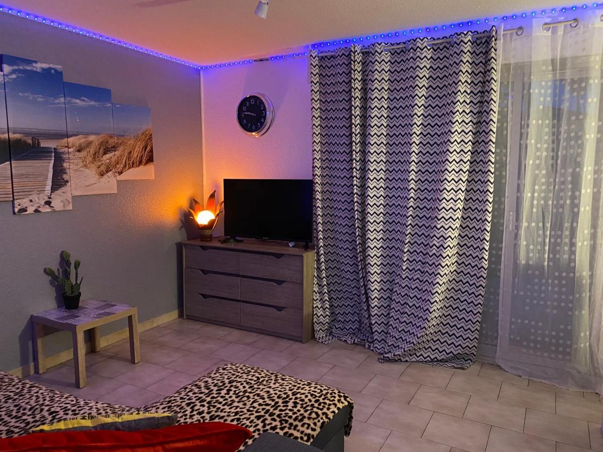 T2 Rdc A Canet En Roussillon Europa 4 Pers ,Piscine,Clim, Tennis, Parking Zewnętrze zdjęcie