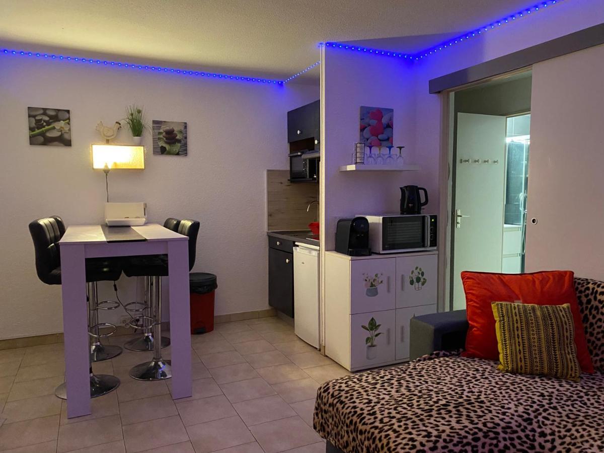 T2 Rdc A Canet En Roussillon Europa 4 Pers ,Piscine,Clim, Tennis, Parking Zewnętrze zdjęcie