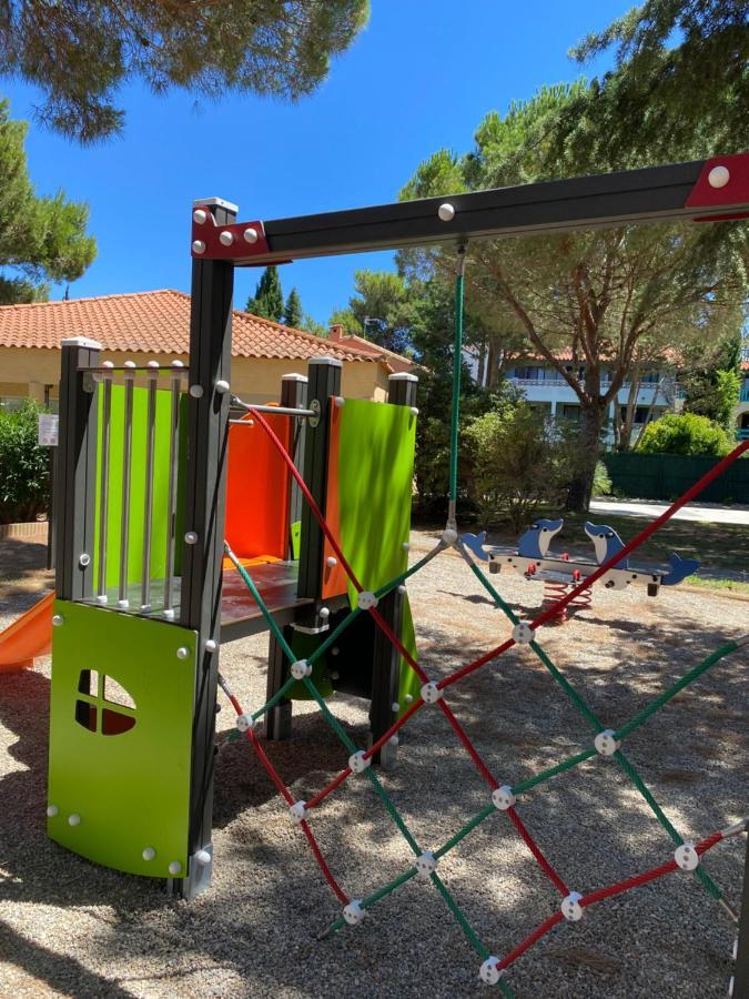 T2 Rdc A Canet En Roussillon Europa 4 Pers ,Piscine,Clim, Tennis, Parking Zewnętrze zdjęcie