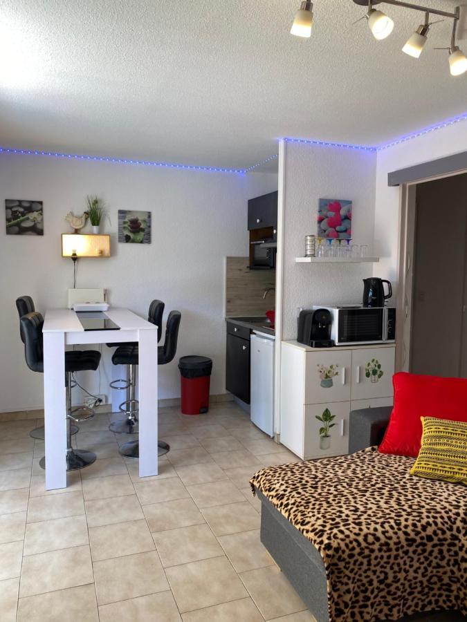 T2 Rdc A Canet En Roussillon Europa 4 Pers ,Piscine,Clim, Tennis, Parking Zewnętrze zdjęcie