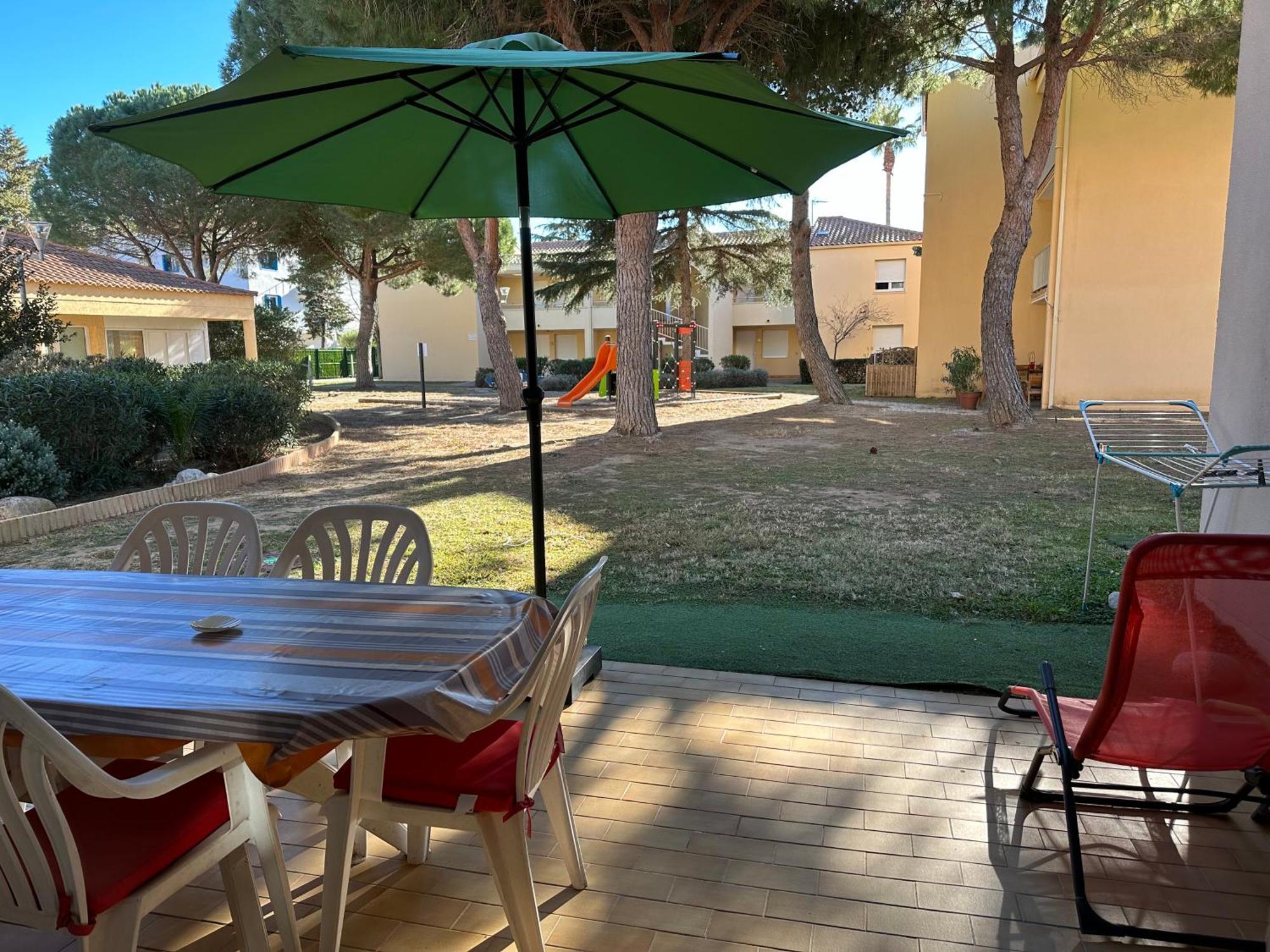 T2 Rdc A Canet En Roussillon Europa 4 Pers ,Piscine,Clim, Tennis, Parking Zewnętrze zdjęcie